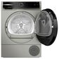 Bosch 800 Series 4 Cu. Ft. Front Load Electric Dryer in Pearl Steel, , large