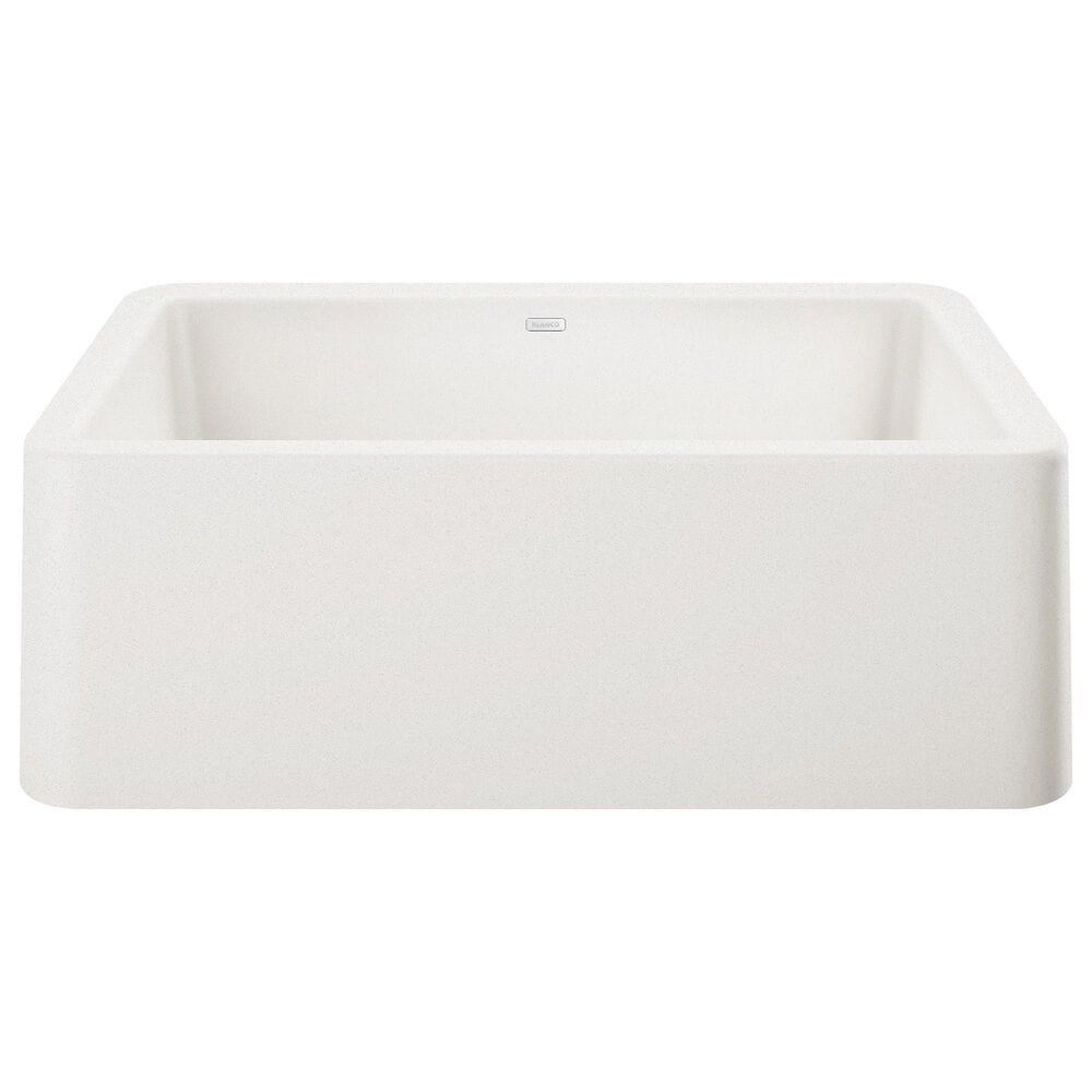 Blanco Ikon 30" Apron Single Bowl Farmhouse Sink in White, , large