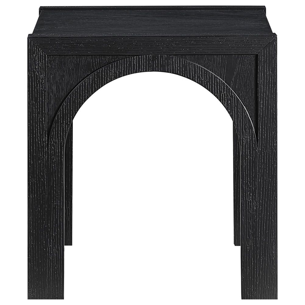 Crystal City Fitzgerald End Table in Rich Black, , large
