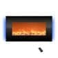 Timberlake Northwest Electric Fireplace with Backlights in Black, , large