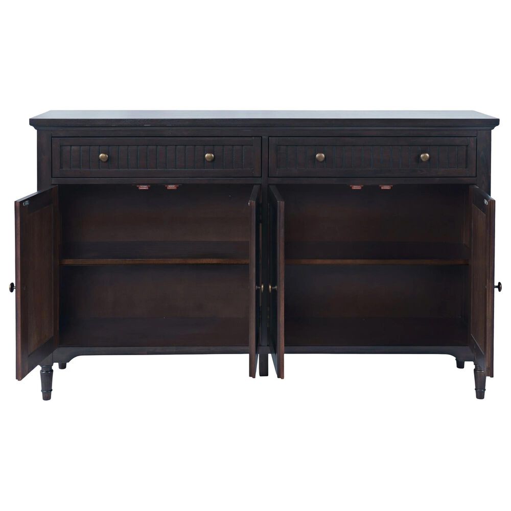 Waltham Bridgton 58" Media Cabinet in Mahogany, , large