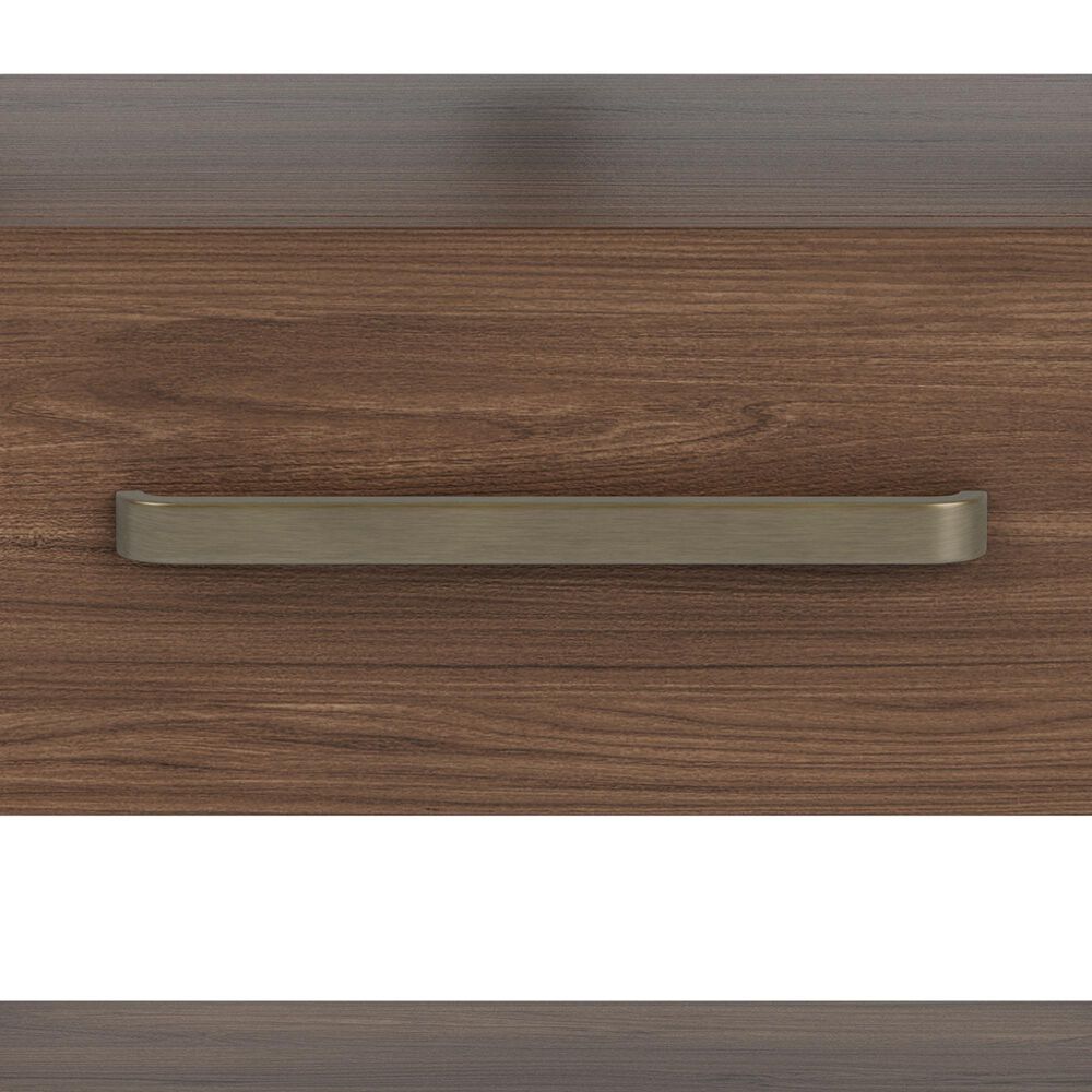 Riverside Furniture Delia 1 Drawer 2 Shelf Nightstand in Nouveau Walnut, , large