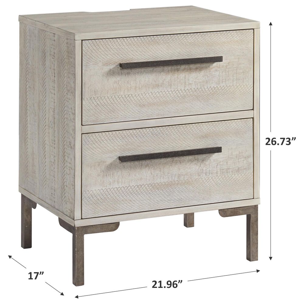 Eastern Shore Beck 2 Drawer Nightstand in Willow, , large