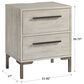 Eastern Shore Beck 2 Drawer Nightstand in Willow, , large