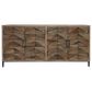 Classic Home Maverick 4-Door Sideboard in Brown, , large