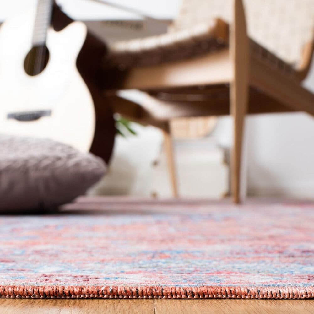 Safavieh Serapi Bohemian 2&#39; x 9&#39; Rust and Blue Runner, , large