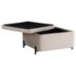 Lifestyle Solutions Kona Large Storage Ottoman in Taupe, , large