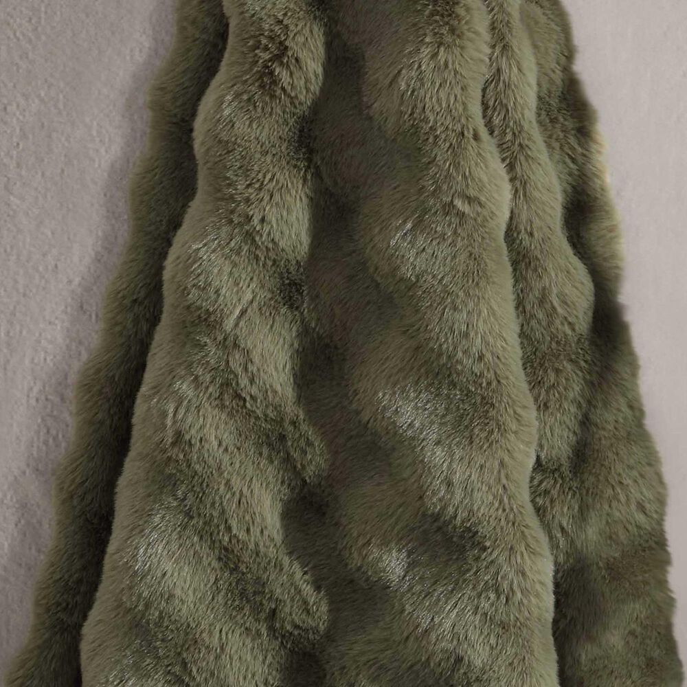Hallmart Collectibles Bubble 50&quot; x 60&quot; Throw in Green, , large