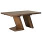Linon Home Decor Callahan Dining Table with Leaf in Brown - Table Only, , large