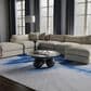 Feizy Rugs Kawai 10" x 14" Blue Area Rug, , large