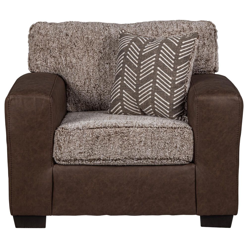 Arapahoe Home Shearling Accent Chair in Fawn, , large