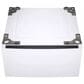 LG 5 Cu. Ft. Front Load Washer and 7.4 Cu. Ft. Electric Dryer Laundry Pair with Pedestals in White, , large