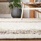 Safavieh Natura NAT321A NAT321A 2"3" x 8" Ivory and Brown Runner, , large