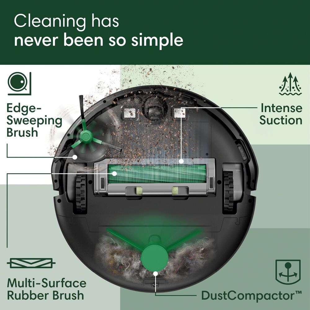 iRobot Roomba 205 DustCompactor Vac Robot Vacuum in Black, , large