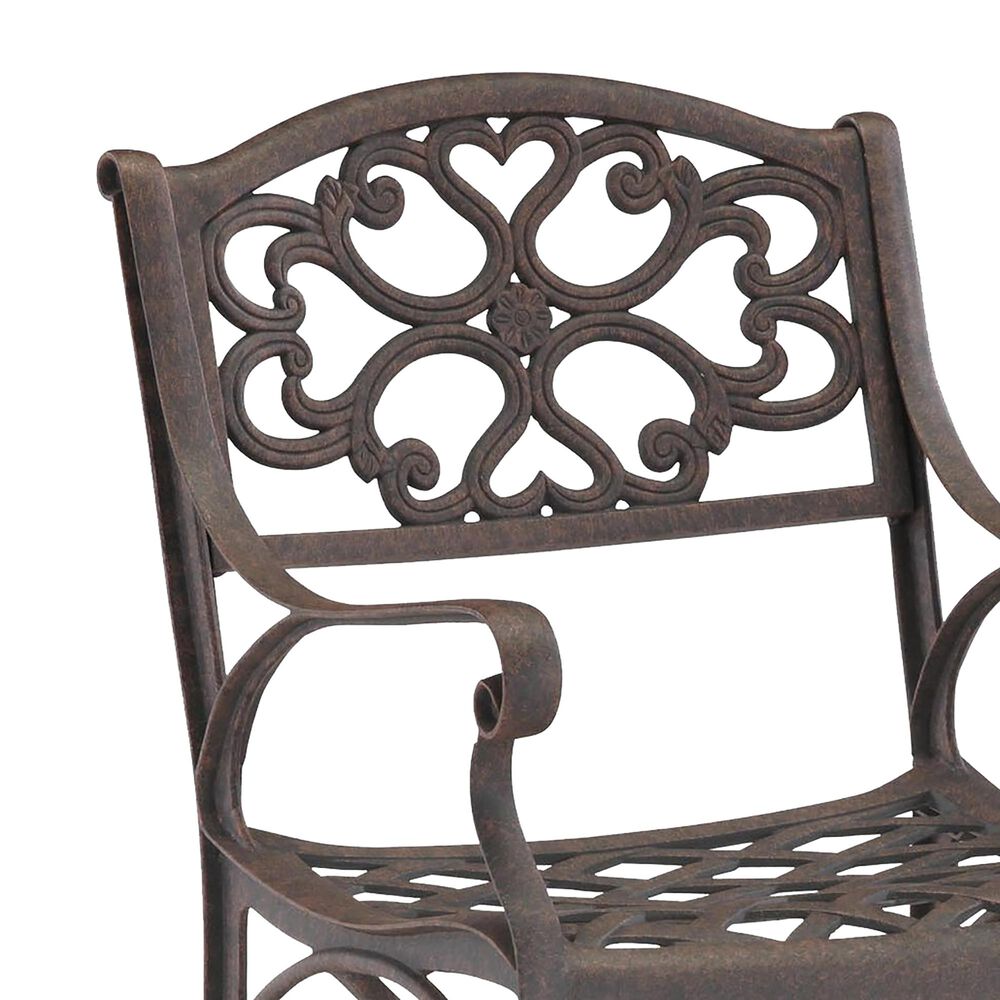 Homestyles Sanibel Swivel Rocking Chair in Brown, , large