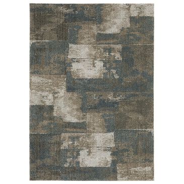 Oriental Weavers Alton 6"7" x 9"6" Blue and Brown Area Rug, , large
