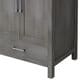 Lexora Home Jacques 30" Single Bathroom Vanity in Distressed Grey with 2 cm White Quartz Top and Rectangular Sink, , large