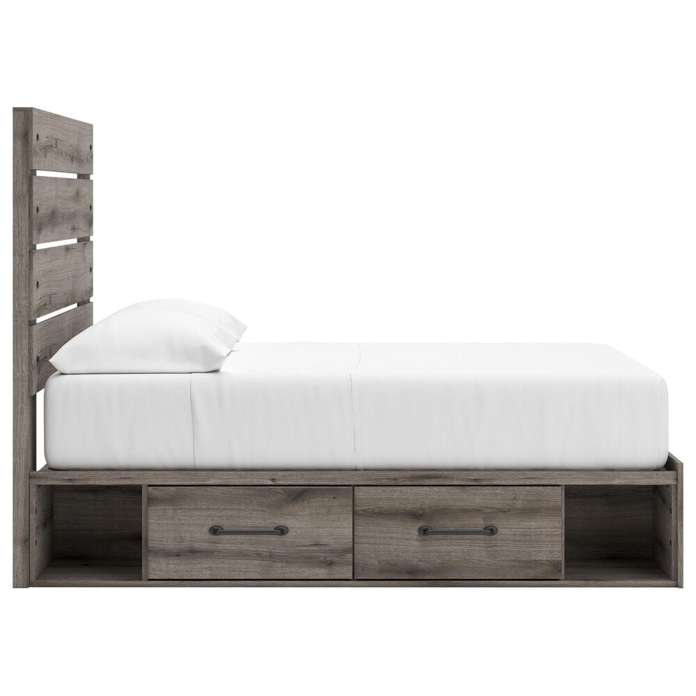 Ashley Graystorm Full Panel Storage Bed  in Brown Gray, , large