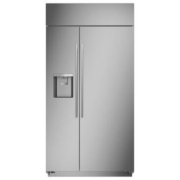 Monogram 42" Smart Built-In Side by Side Refrigerator with Dispenser in Stainless Steel, , large