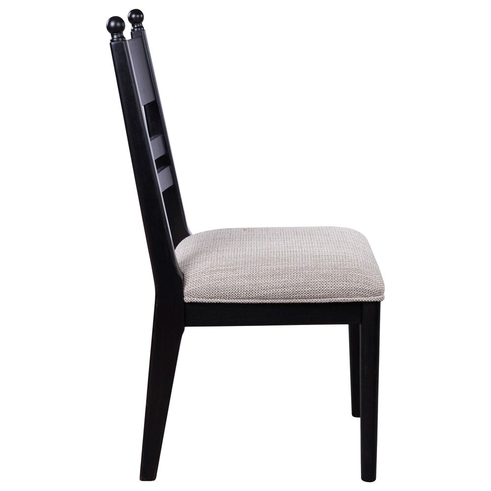 Ashley Greddinton 7-Piece Rectangular Extension Dining Set with Black Chairs in Medium Brown and Black, , large