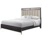 Sterling Timber Elure 5 Piece King Upholstered and Strap Panel Bedroom Set in Peppercorn, , large