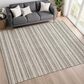 Dalyn Rug Company Soft Essentials Striped Taupe 8" x 10" Indoor/Outdoor Area Rug, , large