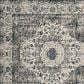 Safavieh Evoke EVK220D 11" Round Gray and Ivory Area Rug, , large