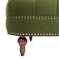 Jennifer Taylor Home La Rosa Stationary Loveseat in Olive Green Velvet, , large