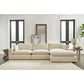 Ashley Elyza 3-Piece Right Facing Sectional with Chaise in Linen, , large