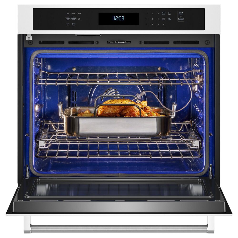 KitchenAid 30&quot; Single Wall Oven with Air Fry Mode in White, , large