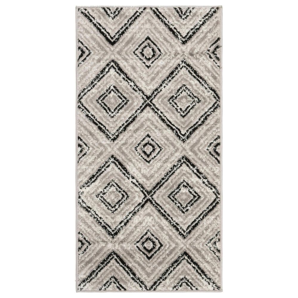 Safavieh Skyler SKY120J 2" x 4" Grey and Black Scatter Rug, , large