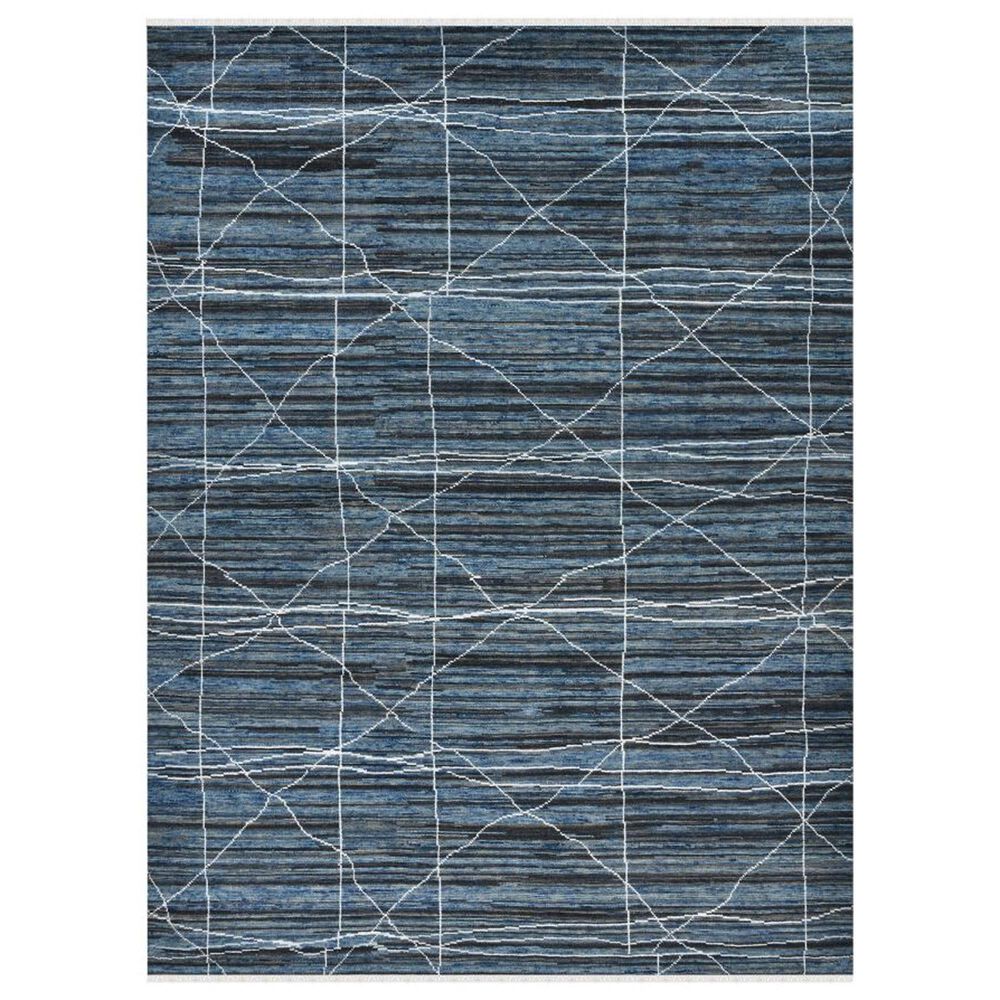 Amer Rugs Anna 9" x 12" Navy Blue Area Rug, , large