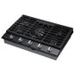 Samsung 2-Piece Kitchen Package with 30" Stainless Steel Single Wall Oven and 36" Black Stainless Steel Smart Gas Cooktop, , large