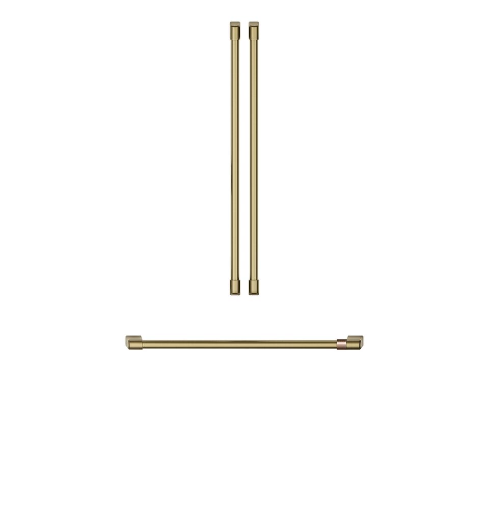 Cafe CAFE REFRIGERATION HANDLE KIT - BRUSHED BRASS, , large