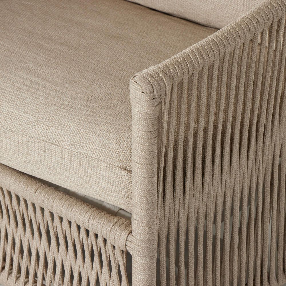 Four Hands Solano Porto Outdoor Swivel Chair in Faye Sand, , large