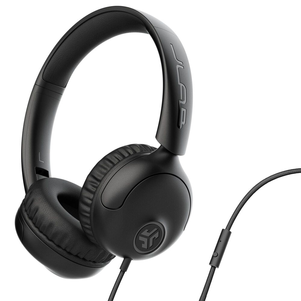 JLab Studio 2 Wired On-Ear Headphones in Black, , large