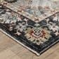 Oriental Weavers Eliana ELI08 Blue and Multicolor 2"3" x 7"6" Runner, , large