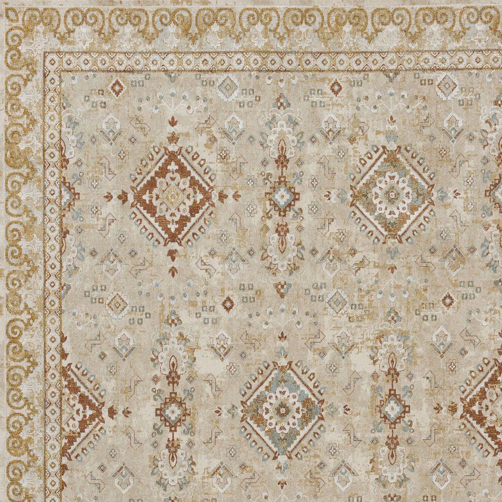 Karastan Windemere R1258 6&#39;6&quot; x 9&#39;10&quot; Cream Area Rug, , large