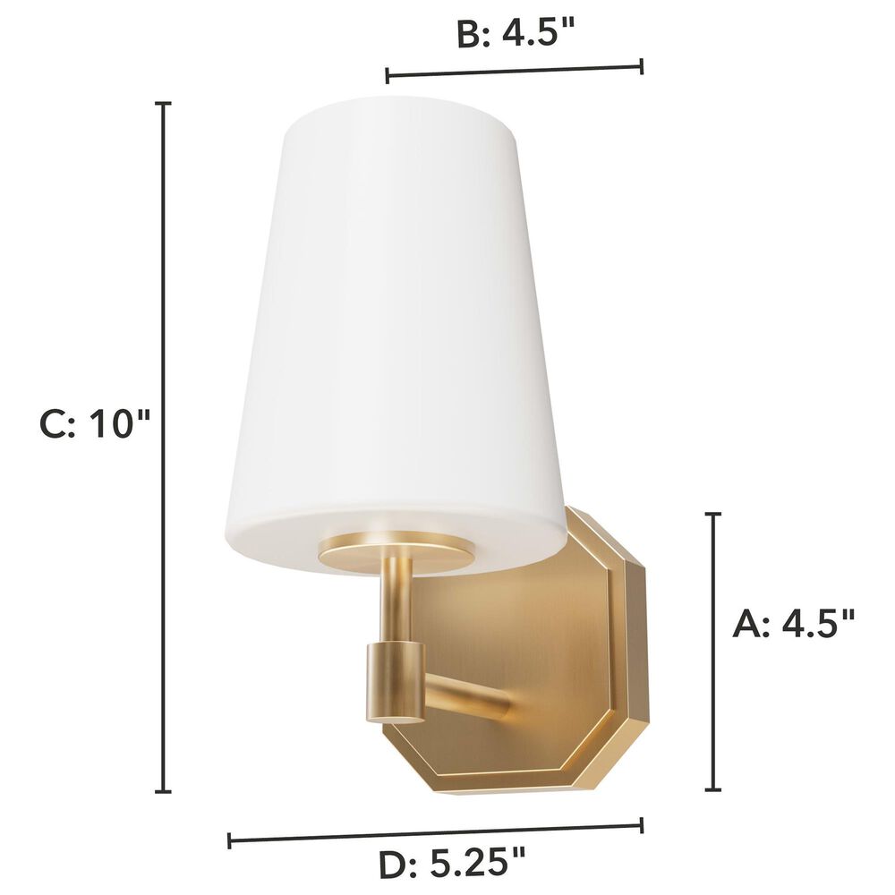Hunter Nolita 1-Light Wall Sconce in Alturas Gold, , large