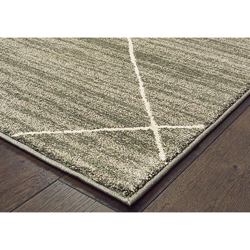 Oriental Weavers Carson 9661A 9&#39;10&quot; x 12&#39;10&quot; Grey Area Rug, , large