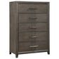 New Heritage Design Landon 5-Drawer Chest in Walnut, , large