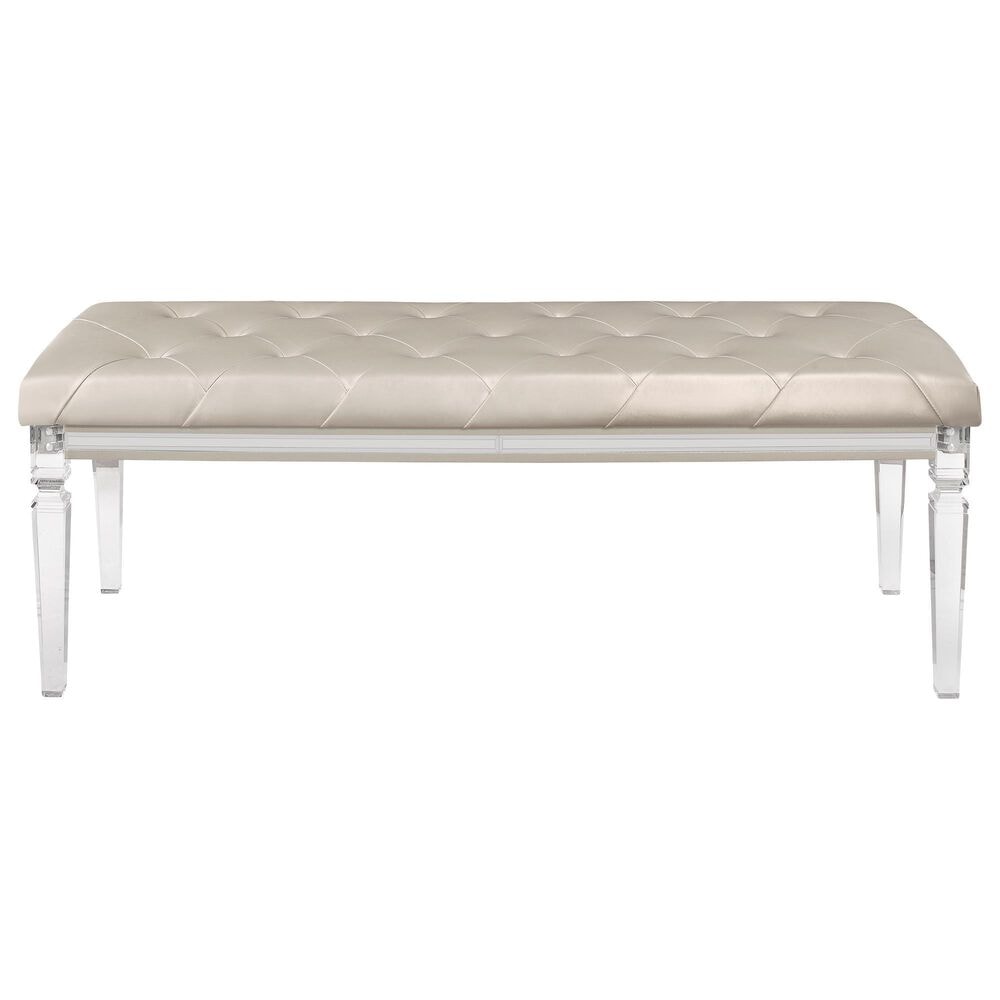 Global Furniture USA Paris Bench in Champagne, , large