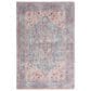 57 Grand by Nicole Curtis Series 1 4" x 6" Blue, Ivory and Red Area Rug, , large