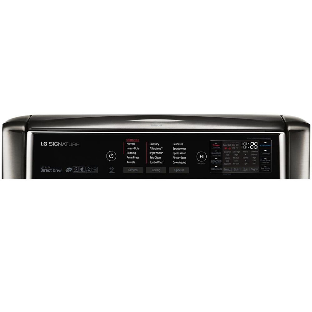 LG 5.8 Cu Ft. Mega Capacity Washer in Black Stainless Steel, , large