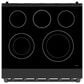 Thor Kitchen Gordon Ramsay Series 30" Professional Electric Range in Black, , large