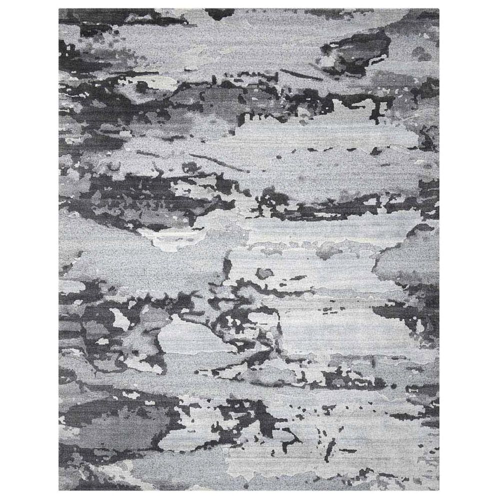 Nourison Divine DIV07 7"9" x 9"9" Smoke Area Rug, , large