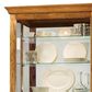 Howard Miller Tyler VII Curio Cabinet in Golden Oak, , large