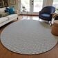 Dalyn Rug Company Hinton 6" Round Grey Indoor/Outdoor Area Rug, , large