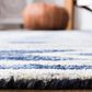 Safavieh Micro-Loop MLP153N 8" x 10" Navy and Ivory Area Rug, , large