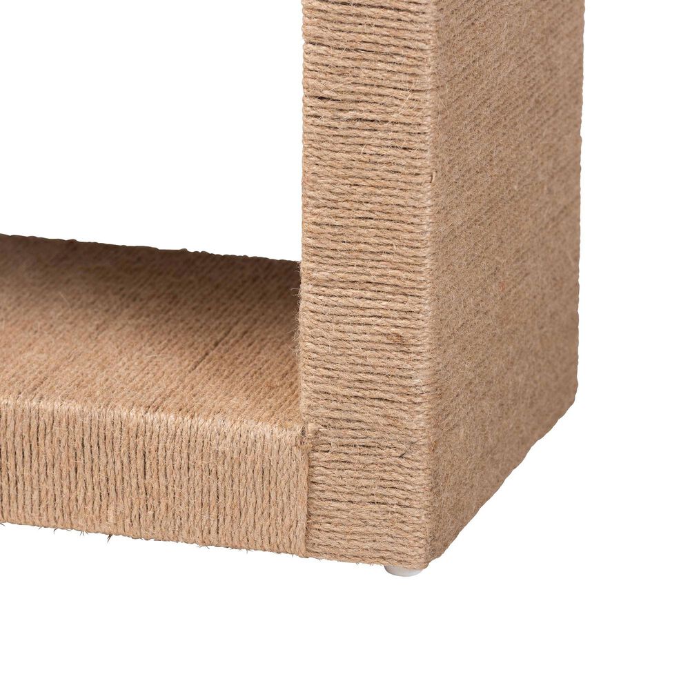 Baxton Studio Adonica End Table in Natural Brown, , large